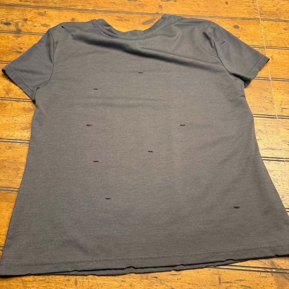 HAODUOYI Womens Guns N Roses Graphic T‎ Shirt Distressed Style Medium - Picture 4 of 5